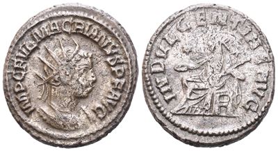 Macrianus (usurper) (260-261), Antoninianus, Samosata; Bi (4,29 G; 20,4 MM; 6 H)