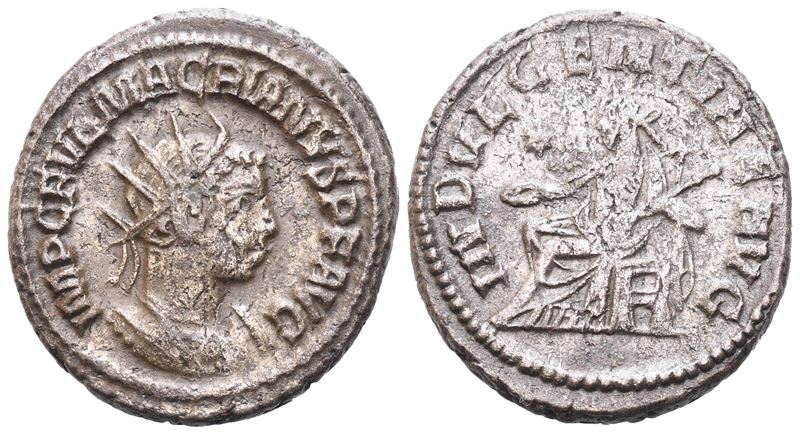Macrianus (usurper) (260-261), Antoninianus, Samosata; Bi (4,29 G; 20,4 MM; 6 H)