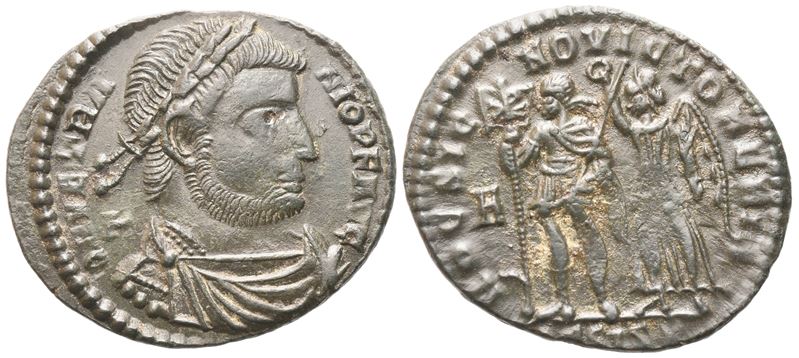 Vetranius (350), Æ2, Siscia, 350; Æ (4,15 G; 23,4 MM; 5 H)
