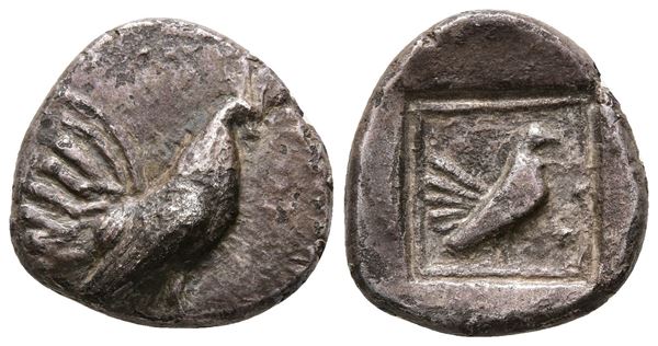 Sicily, Himera, c. 500-483/2 BC. AR Drachm (18 mm, 5.42 g).  - Auction Greek, Roman and Byzantine Coins	 - Bertolami Fine Art - Prague