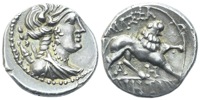 Gaul, Massalia, Light drachm or Tetrobol (3rd - 1st centuries BC); AR (2,83 g; 15,6 mm; 6 h)
