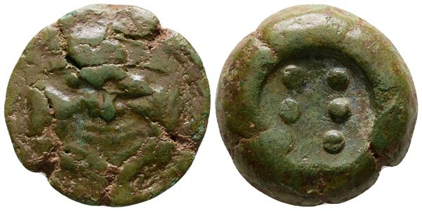Sicily, Himera, c. 430-420 BC. Æ Hemilitron (28 mm, 21.98 g).