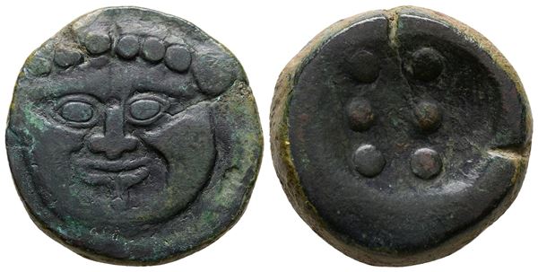 Sicily, Himera, c. 430-420 BC. Æ Hemilitron (28 mm, 21.55 g).