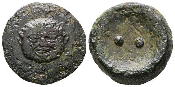 Sicily, Himera, c. 430-409 BC. Æ Hexas (23 mm, 9.72 g).