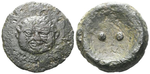 Sicily, Himera, c. 430-420 BC. Æ Hexas (23 mm, 9.72 g).
