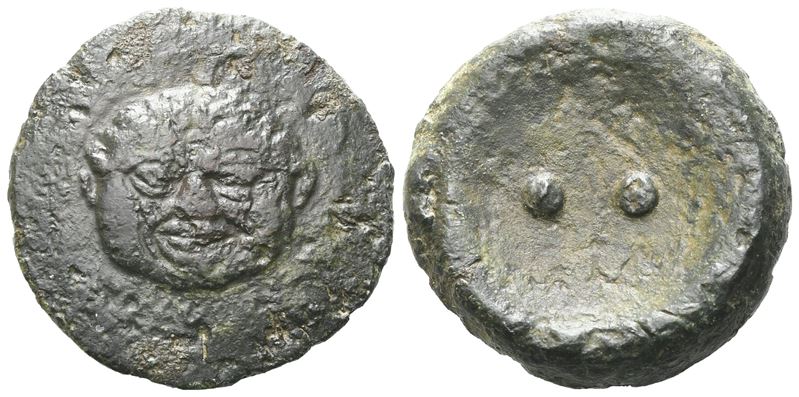 Sicily, Himera, c. 430-409 BC. Æ Hexas (23 mm, 9.72 g).