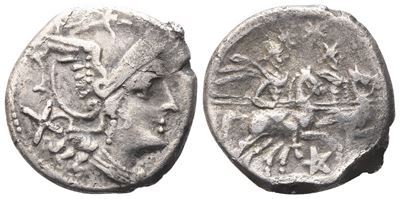 Anonymous, Denarius, 204 Bc; Ar (3,28 G; 17,2 MM; 6 H)