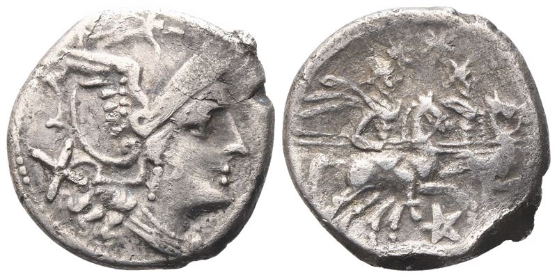 Anonymous, Denarius, 204 Bc; Ar (3,28 G; 17,2 MM; 6 H)