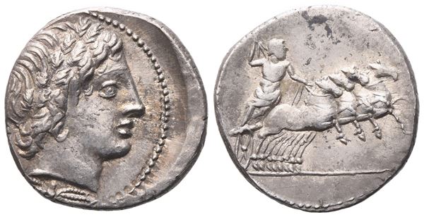 Anonymous, Denarius, 86 BC; AR (3,97 g; 18,4 mm; 7 h)
