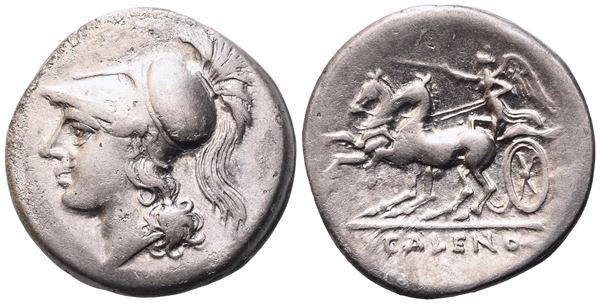 Campania, Cales, Nomos, c. 265-240 BC; AR (7,09 g; 22,5 mm; 6 h)
