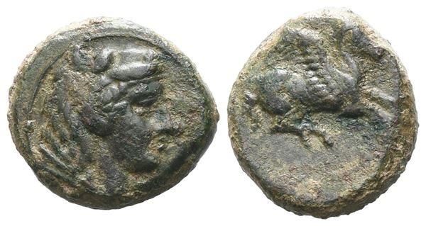 Sicily, Kephaloidion, c. 339/8-307 BC. Æ (13 mm, 2.34 g).