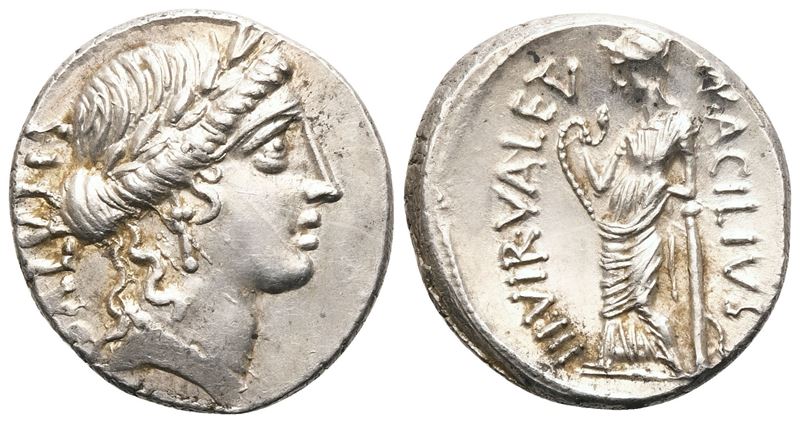 Mn. Acilius Glabrio, Denarius, 49 BC; AR (3,63 g; 17,4 mm; 8 h)