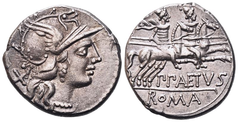 P. Paetus, Denarius, 138 BC; AR (3,86 g; 19 mm; 3 h)