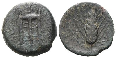 Southern Lucania, Metapontion, C. 425-350 Bc. Æ (16 MM, 3.46 G).