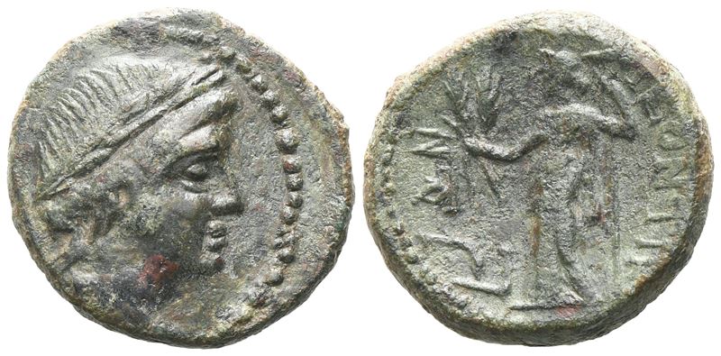 Sicily, Leontinoi, After 210 Bc. Æ (20 MM, 9.93 G).