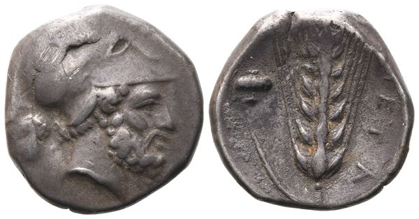 Southern Lucania, Metapontion, c. 340-330 BC. AR Stater (21 mm, 7.77 g).