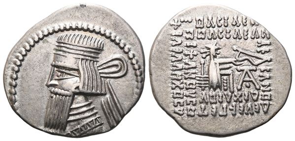 Kings of Parthia, Artabanos V (c. AD 80-90).  - Auction GREEK & ROMAN PROVINCIAL COINS AND NUMISMATIC LITERATURE Including a wide selection of Alexandrian Coins from the Dattari Collection - Bertolami Fine Art - Prague