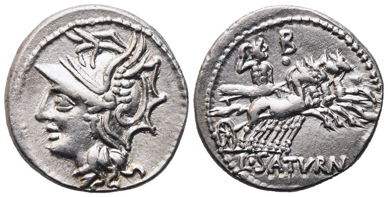 L. Appuleius Saturninus, Denarius, 104 Bc; Ar (3,89 G; 19,5 MM; 3 H)