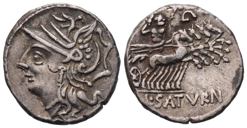 L. Appuleius Saturninus, Denarius, 104 Bc; Ar (3,95 MM; 18,2 MM; 1 H)