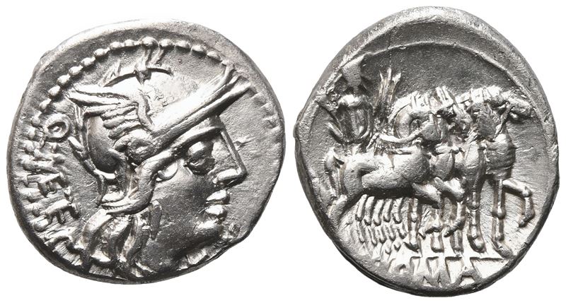 Q. Caecilius Metellus, Denarius, 130 Bc; Ar (3,92 G; 19 MM)