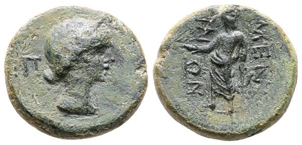 Sicily, Menaion, c. 200-150 BC. Æ Pentonkion (18 mm, 4.81 g).