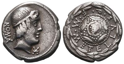 M. Caecilius Metellus, Denarius, 82-80 Bc; Ar (3,76 G; 17,7 MM)