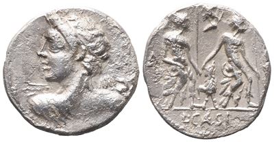 L. Caesius, Denarius, 112-111; Ar (3,55 G; 19,8 MM)