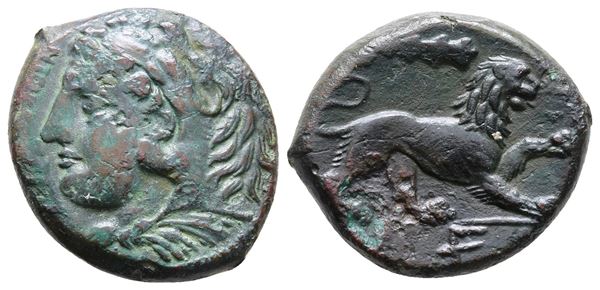 Sicily, Messana, 278-276 BC. Æ (20 mm, 6.26 g).  - Auction Greek, Roman and Byzantine Coins	 - Bertolami Fine Art - Prague