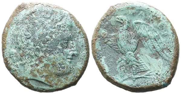 Sicily, Messana. The Mamertinoi, 275-264 BC. Æ Quadruple Unit (26 mm, 16.24 g).