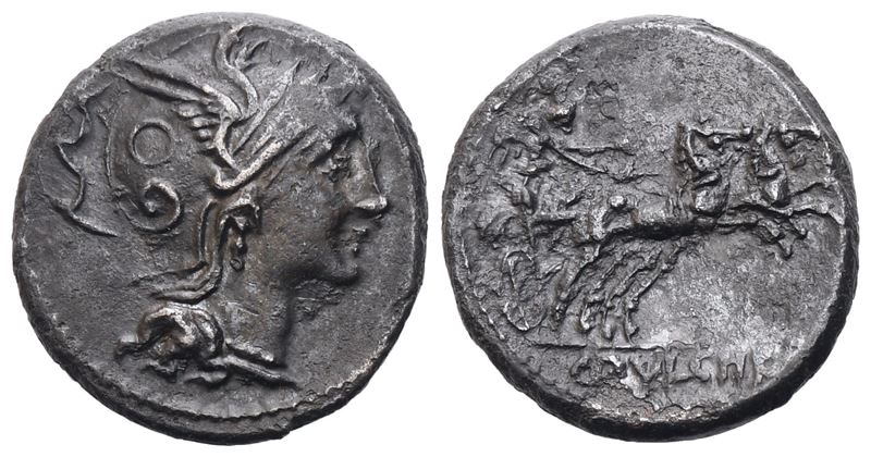 C. Claudius Pulcher, Denarius, 110-109 Bc; Ar (3,66 G; 16,8 MM; 6 H)
