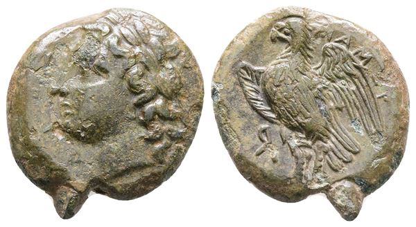 Sicily, Messana, The Mamertinoi, c. 288-278 BC. Æ Uncia (18 mm, 4.26 g).