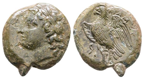 Sicily, Messana, The Mamertinoi, c. 288-278 BC. Æ Uncia (18 mm, 4.26 g).  - Auction Greek, Roman and Byzantine Coins	 - Bertolami Fine Art - Prague