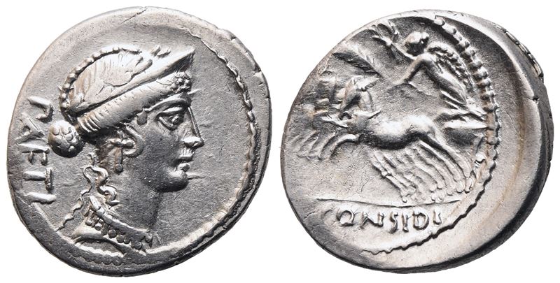 C. Considius Paetus, Denarius, 46 Bc; Ar (3,73 G; 20 MM; 9 H)