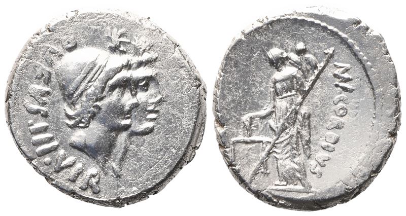 Mn. Cordius Rufus, Denarius, 46 Bc; Ar (4,10 G; 17,6 MM; 7 H)