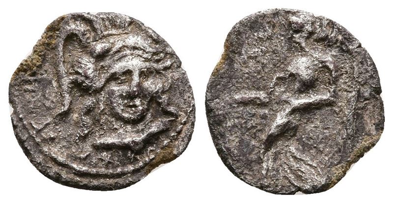 Sicily, Morgantina, C. 339/8-317 Bc. Ar Litra (11 MM, 0.68 G).