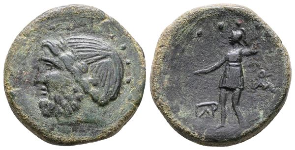 Sicily, Panormus, c. 208-180 BC. Æ (23 mm, 7.40 g).