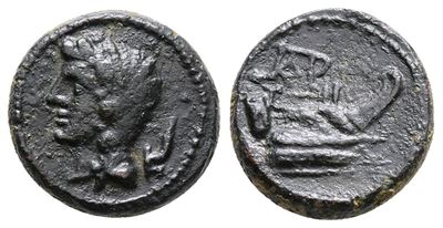 Sicily, Panormos, 2nd-1st Century Bc. Æ (13.5 MM, 2.43g, 3h).