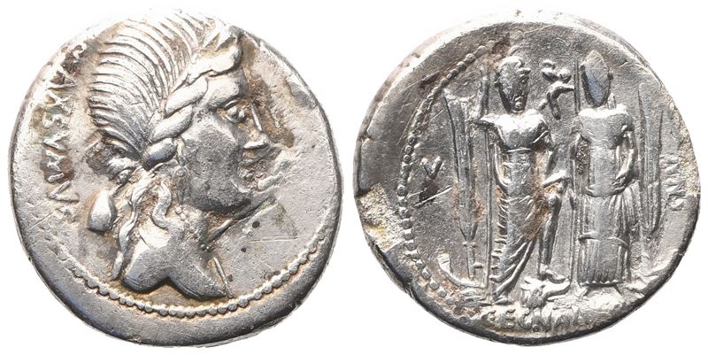 C. Egnatius Maxumus, Denarius, 75 Bc; Ar (3,80 G; 18,6 MM; 3 H)