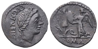 C. Egnatuleius, Quinarius, 97 Bc; Ar (1,79 G; 15,7 MM; 9 H)