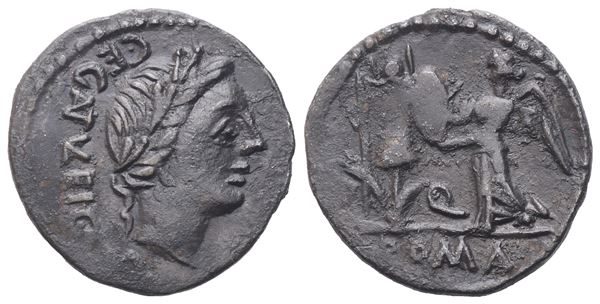 C. Egnatuleius, Quinarius, 97 BC; AR (1,79 g; 15,7 mm; 9 h)