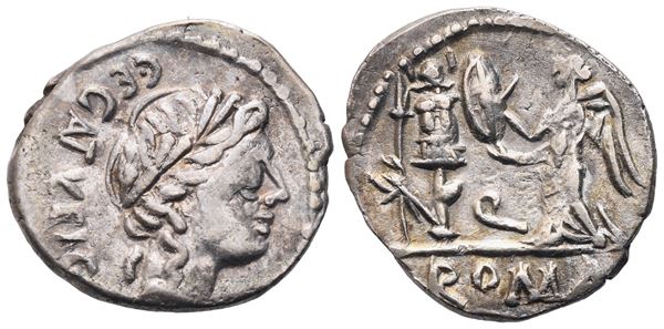 C. Egnatuleius, Quinarius, 97 BC; AR (1,83 g; 16 mm; 5 h)