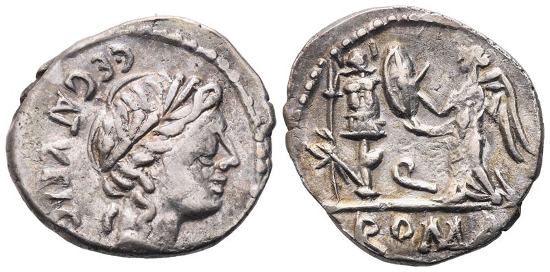C. Egnatuleius, Quinarius, 97 Bc; Ar (1,83 G; 16 MM; 5 H)