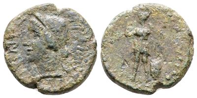 Sicily, Panormos, 2nd Century Bc. Æ (17 MM, 4.19 G).