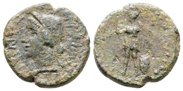 Sicily, Panormos, 2nd century BC. Æ (17 mm, 4.19 g).