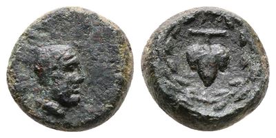 Sicily, Uncertain Roman Mint, Early 1st Century Bc. Æ (11 MM, 1.77 G).