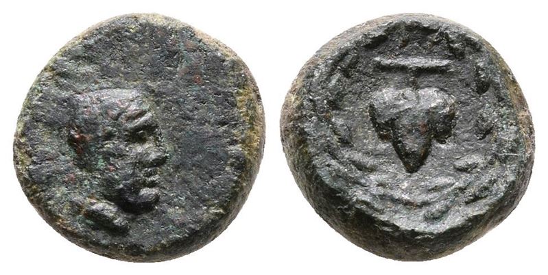 Sicily, Uncertain Roman Mint, Early 1st Century Bc. Æ (11 MM, 1.77 G).