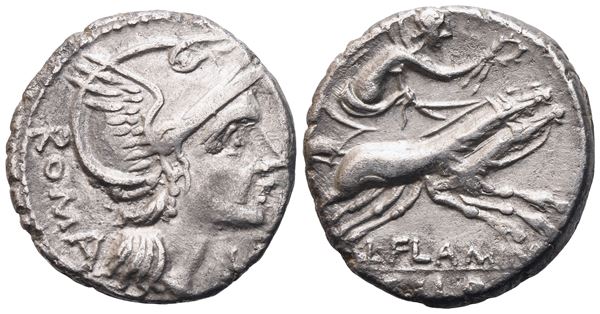 L. Flaminius Cilo, Denarius, 109-108 BC; AR (3,67 g; 17,5 mm; 5 h)