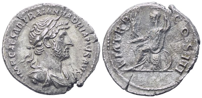 Hadrian (117-138), Denarius, Rome, C. 121-123; Ar (2,74 G; 19,2 MM; 6 H)