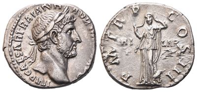 Hadrian (117-138), Denarius, Rome, 120-121; Ar (3,12 G; 17,4 MM; 6 H)
