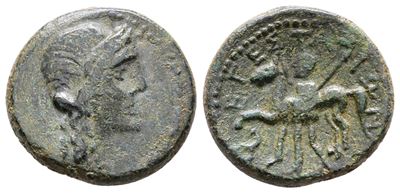 Sicily, Segesta. Roman Protectorate, C. 210-mid 1st Century Bc. Æ (19 MM, 4.14 G).